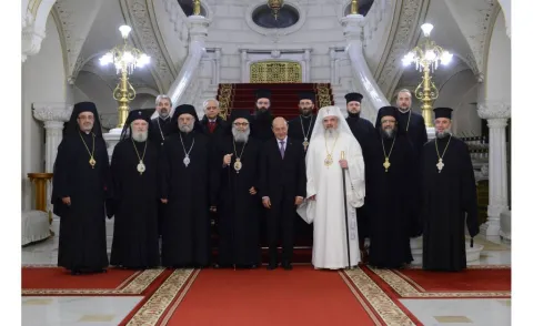 Patriarhul Antiohiei şi Patriarhul României la Palatul Cotroceni