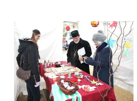 Târg caritabil pentru copii de Sfântul Nicolae la Parohia „Sfântul Fanurie“ - Mihai Bravu