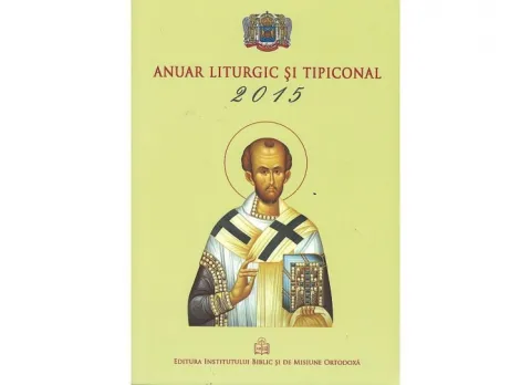 Anuarul liturgic și tipiconal pe 2015