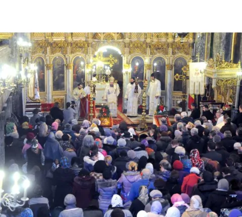 Sărbătoare la biserica Sfântul Spiridon - Nou