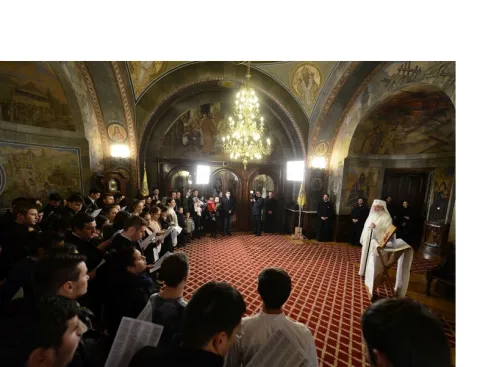 Membrii A.S.C.O.R. şi A.S.T.O. l-au colindat pe Patriarhul României