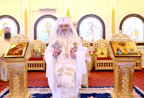 Sfântul Cuvios Daniil Sihastrul cinstit la Patriarhie