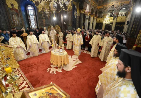 Te Deum în prima zi a anului, la Patriarhie