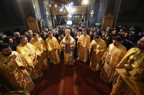 Sărbătoare la Biserica Domnească de la Curtea Veche