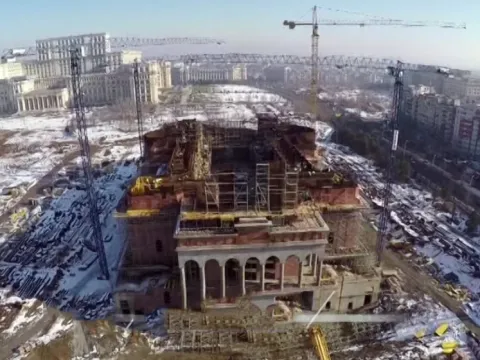 Șantierul Catedralei Mântuirii Neamului