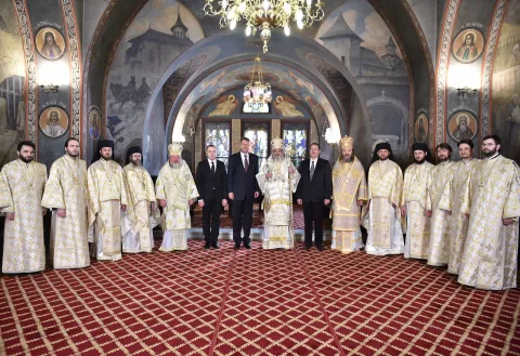 Sărbătoarea Sfinţilor Trei Ierarhi la Patriarhie
