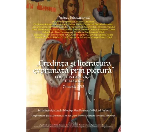 Etapa finală a Proiectului educațional "Credinţa şi literatura exprimată prin pictură"