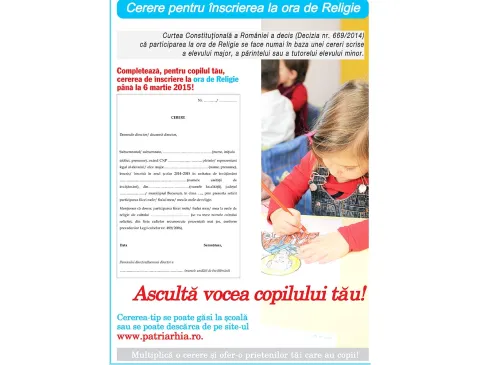 Ascultă vocea copilului tău!