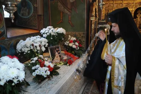 Patriarhul Justinian pomenit la Mănăstirea Radu Vodă