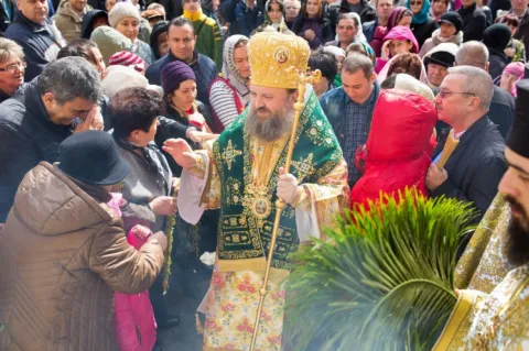 Duminica Floriilor la Mănăstirea Radu Vodă