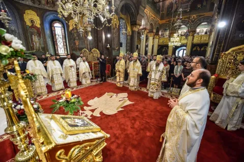 Vecernia de Paşti la Patriarhie