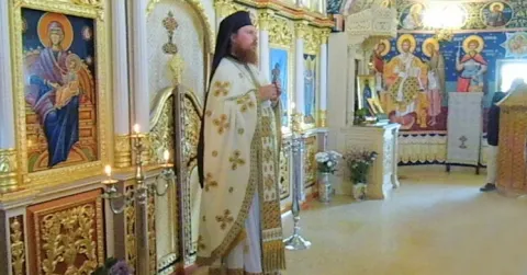 Sfântul Cuvios Mucenic Efrem cel Nou cinstit la Mănăstirea Chiajna