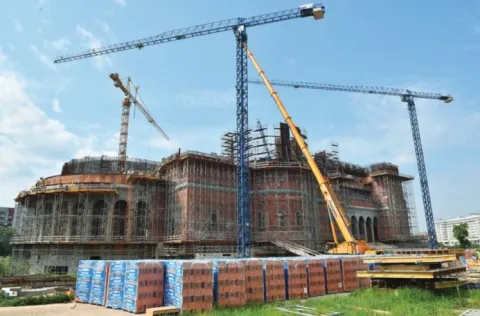 Structura de rezistență a Catedralei Mântuirii Neamului va fi finalizată până în iunie 2017