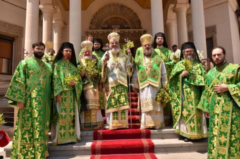 Sărbătoarea Pogorârii Sfântului Duh la Patriarhie