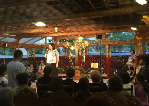 Spectacol cultural religios la Parohia bucureşteană „Sfântul Cuvios Antonie cel Mare”