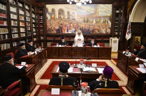 Ședința Sinodului Mitropolitan la București