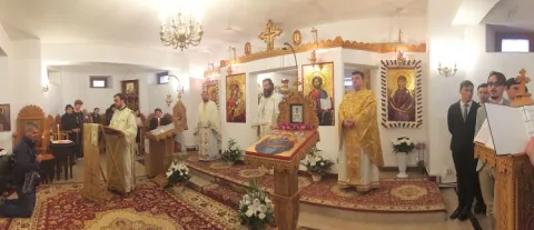 Hramul parohiei „Acoperământul Maicii Domnului” din cartierul bucureştean ANL Brâncuşi