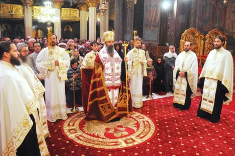 Slujbă de Priveghere pentru Sfântul Ierarh Iachint, Mitropolitul Ţării Româneşti, la Patriarhie