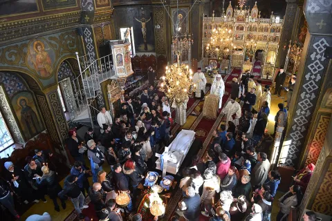 Slujbă de înmormântare pentru Maria Ion