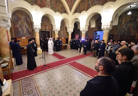 Vernisajul expoziției „Sfântul Ioan Gură de Aur – lira Duhului Sfânt”