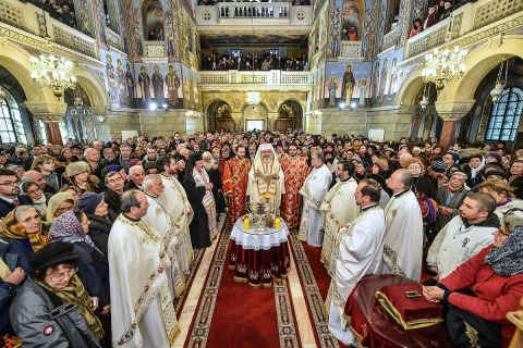 Binecuvântare Patriarhală la Biserica „Sfântul Elefterie” din Bucureşti