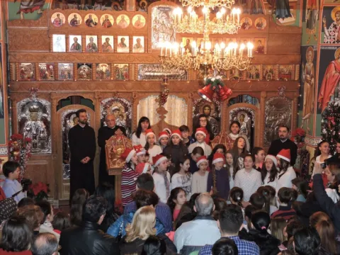 Recital de colinde la Parohia "Sfânta Fecioara Maria" din Bucureşti