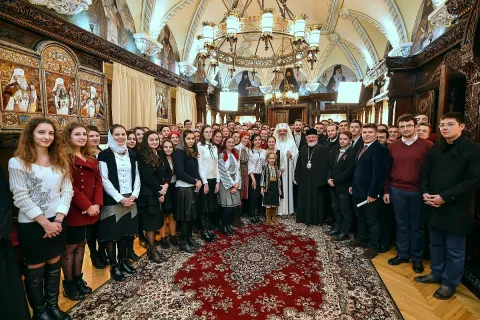 Membrii ASCOR, LTCOR şi ASTO l-au colindat pe Patriarhul României