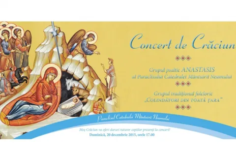 Concert de colinde la Paraclisul Catedralei Mântuirii Neamului