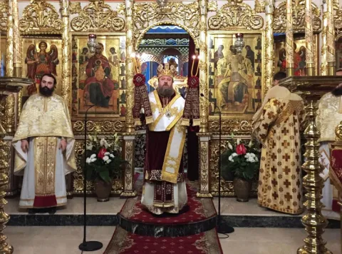 Sfântul Cuv. Daniil Sihastrul cinstit la Mănăstirea Radu Vodă