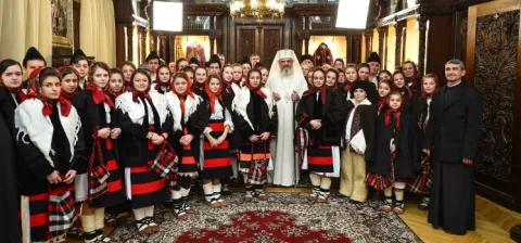 Colindători din Maramureş la Reşedinţa Patriarhală