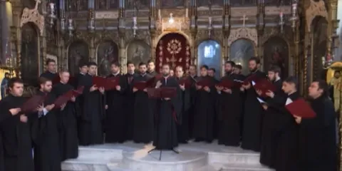 Grupul Psaltic „Tronos” a colindat la Biserica „Sfântul Gheorghe”-Vechi