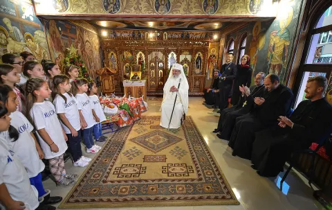 Daruri pentru copiii de la Centrul social ”Patriarhul Iustinian Marina”