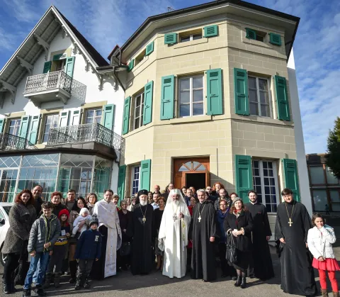 Vizita Patriarhului României la Paraclisul comunităţii româneşti din Geneva