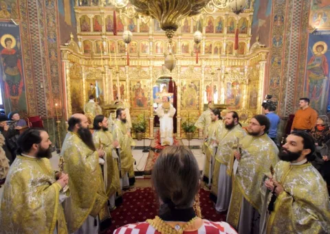 Sărbătoarea Întâmpinării Domnului la Mănăstirea Radu Vodă