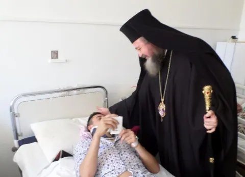 Mângâiere spirituală pentru victimele accidentului rutier de la Ploieşti