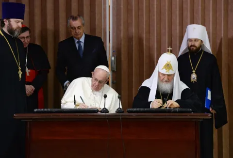 Declarația comună a Papei Francisc și a Patriarhului Kirill