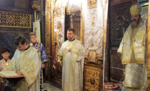 Slujire arhierească la Biserica „Domniţa Bălaşa”