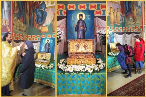 Moaştele Sf. Efrem cel Nou la Parohia Adormirea Maicii Domnului – Malaxa