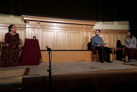 Spectacolul „Vorbind cu Tine, Doamne!” la Biblioteca Central Universitară - Bucureşti