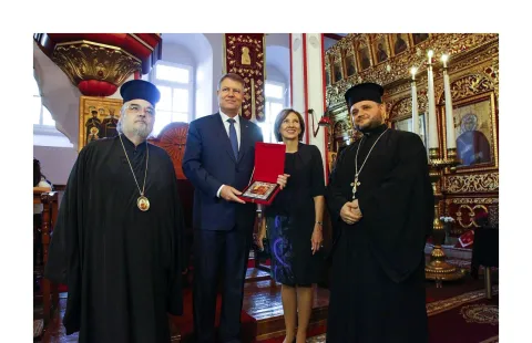 Preşedintele României a vizitat biserica românească din Istanbul