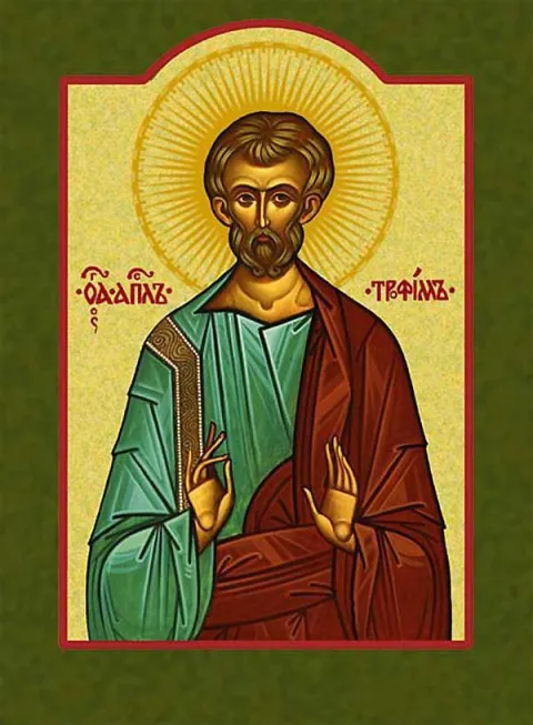 15 V Sfinţii Apostoli: Aristarh, Pud şi Trofim; Sf. Mc. Crescent şi Vasilisa (Denia Acatistului Bunei Vestiri)