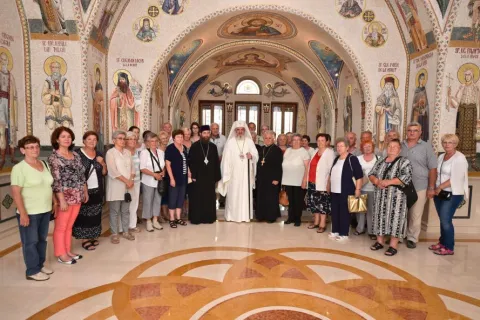 Binecuvântare patriarhală pentru un grup de pelerini din Gyula, Ungaria