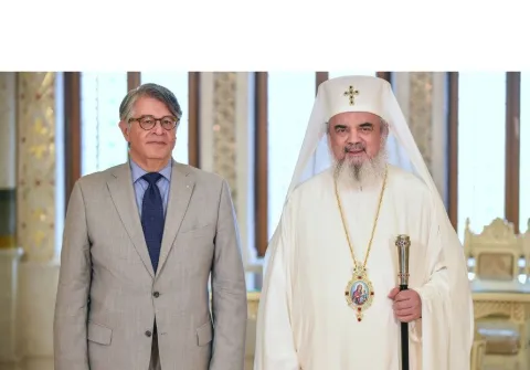 Ambasadorul Greciei la Bucureşti în vizită la Patriarhia Română