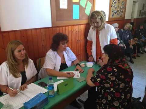 „Sănătate pentru sate”: A 33-a etapă s-a desfăşurat în comuna Moara Vlăsiei din jud. Ilfov