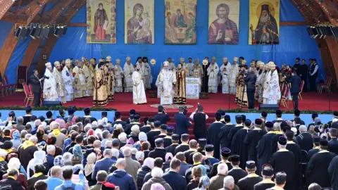 Antiohia, România și Georgia unite în rugăciune liturgică. Sfântul Antim Ivireanul cinstit la București