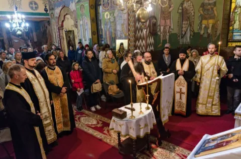 Părintele Nicolae Tănase a conferenţiat la Biserica „Oborul Vechi” din Capitală
