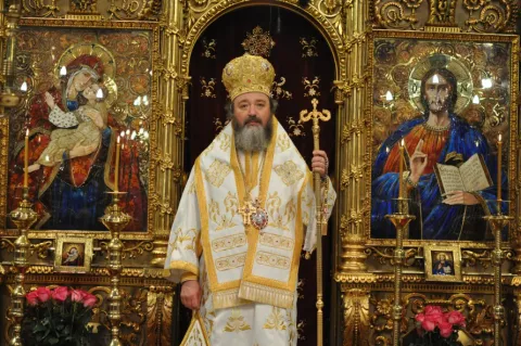 PS Ieronim Sinaitul a oficiat Sfânta Liturghie la Catedrala Patriarhală