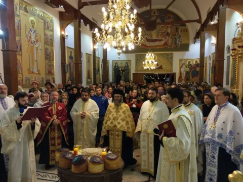 Slujbă de priveghere la paraclisul Catedralei Mântuirii Neamului