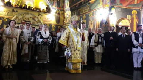 PS Timotei Prahoveanul a sfințit pictura Bisericii „Sfântul Nicolae” din Câmpina