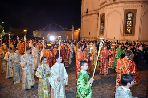 Priveghere şi procesiune în cinstea Sf. Apostol Andrei, la Catedrala Patriarhală